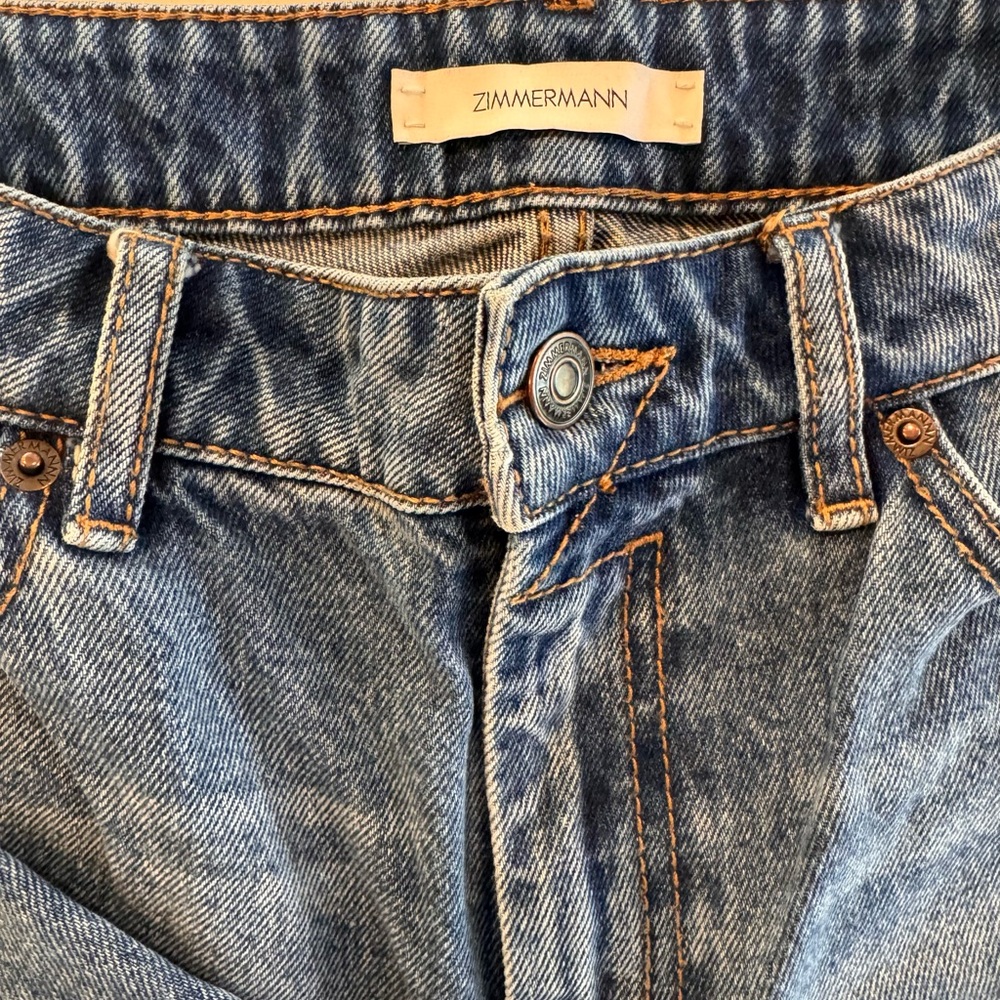 Zimmermann Blue Straight Leg Jeans